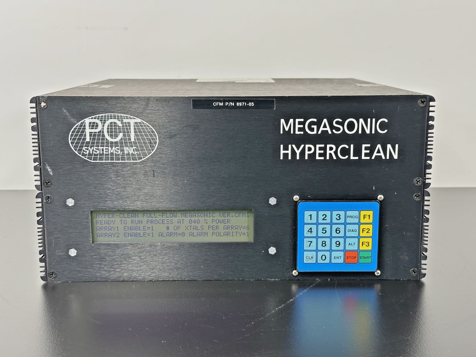 PCT Systems Megasonic Hyperclean 6000 C/C Generator Controller CFM P/N 8971 050