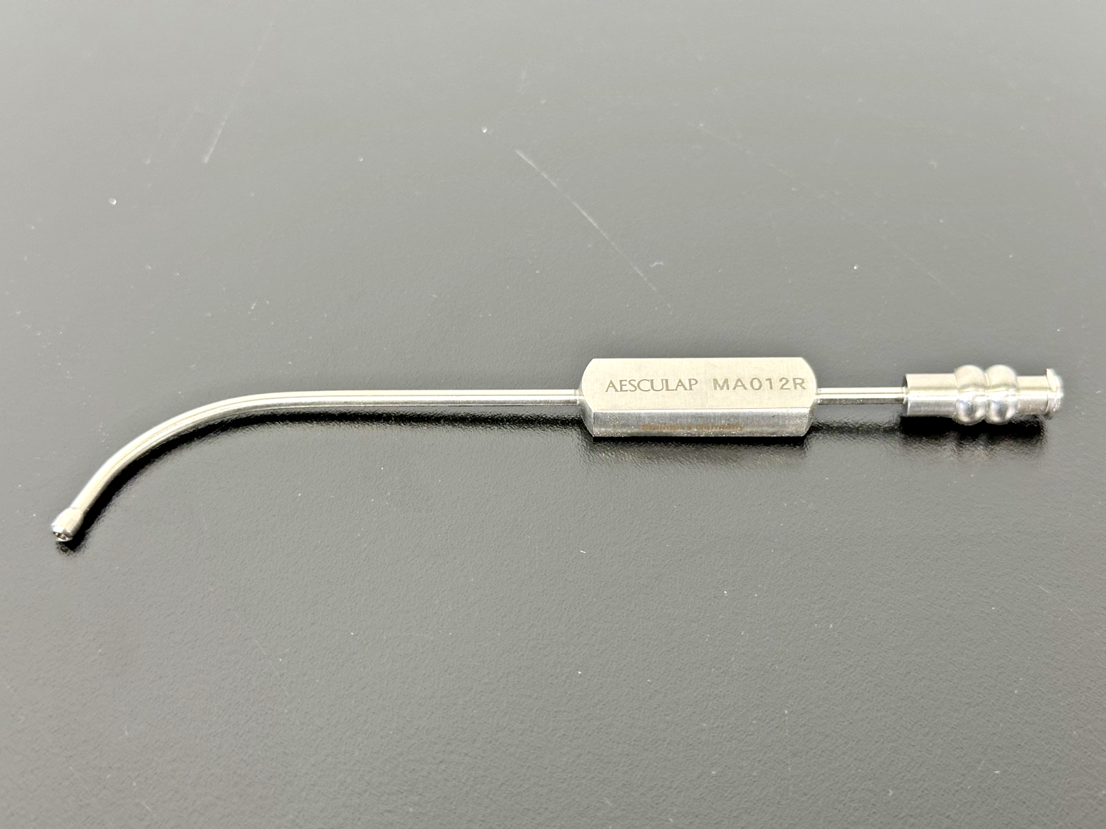 Aesculap MA012R Stainless Steel Curved Cannula Instrument0