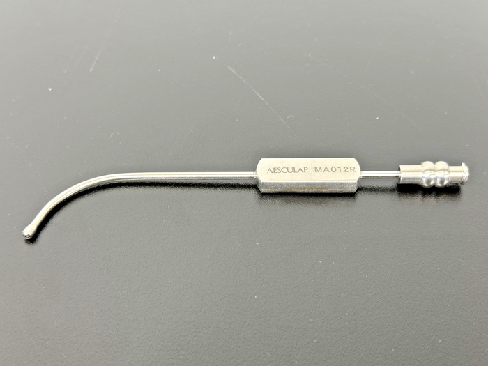 Aesculap MA012R Stainless Steel Curved Cannula Instrument
