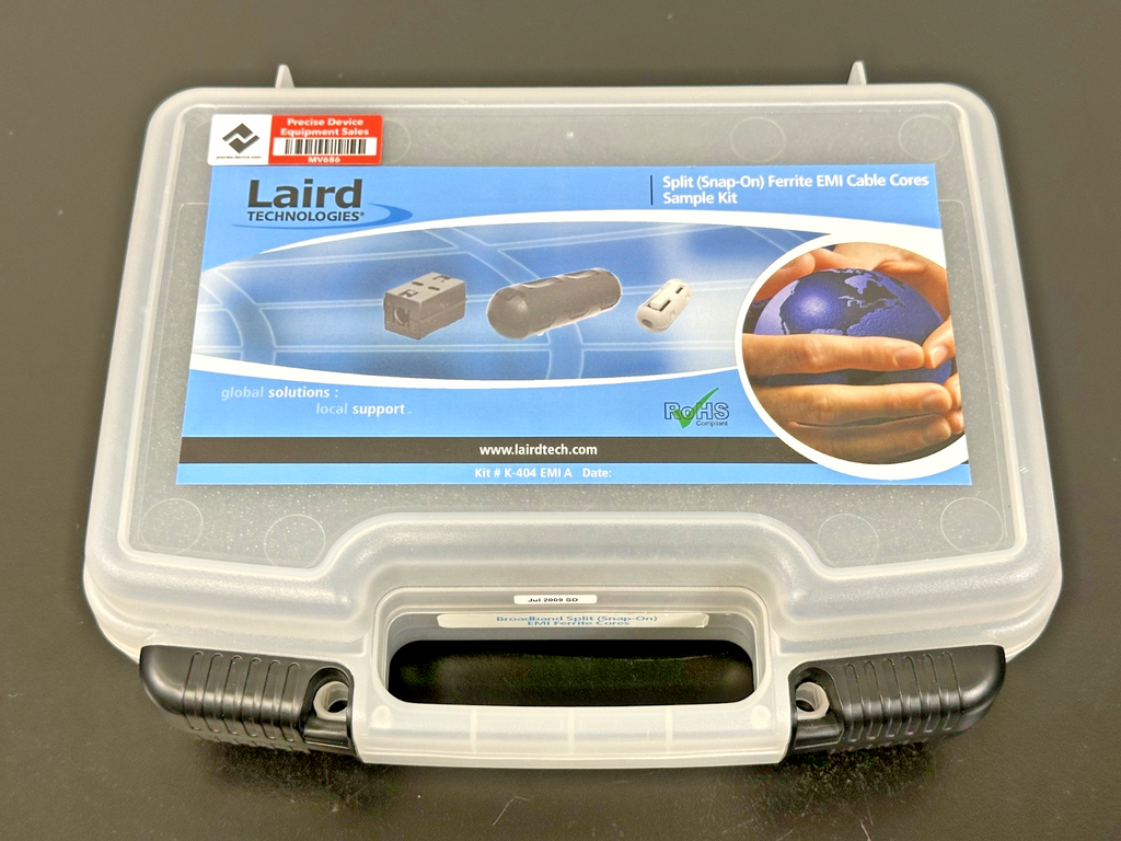 Laird K-404 EMI A Split Snap-On Ferrite Core Sample Kit New Open Box3