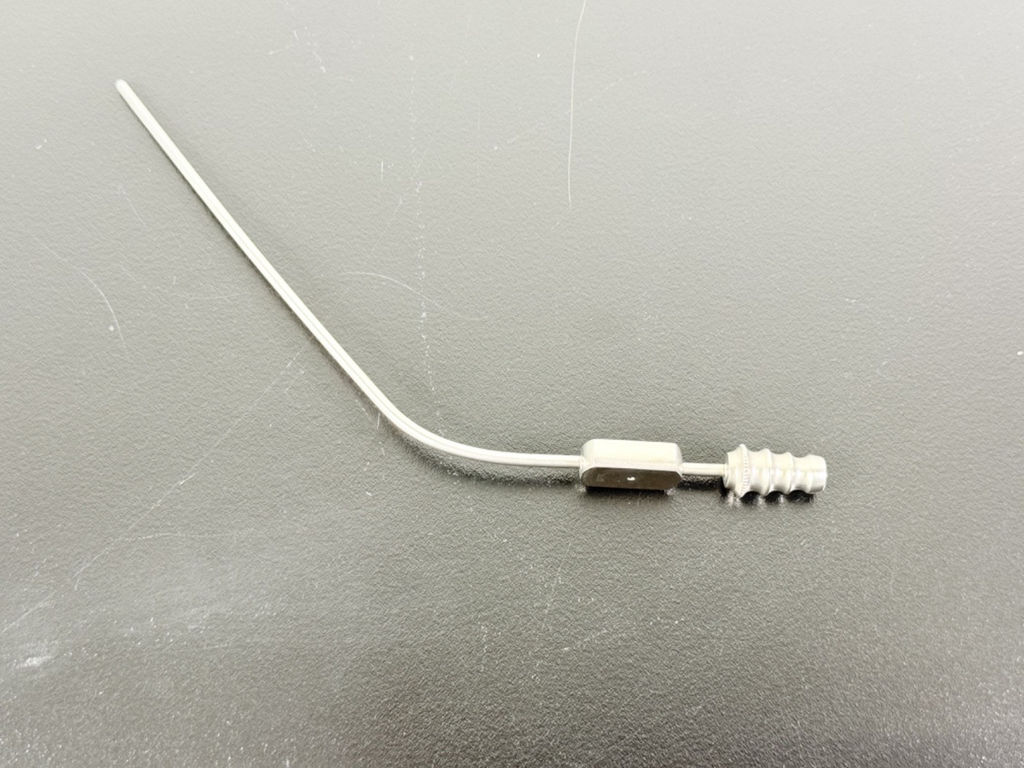 Allegiance NA1901 8FR Angled Surgical Suction Cannula Stainless0