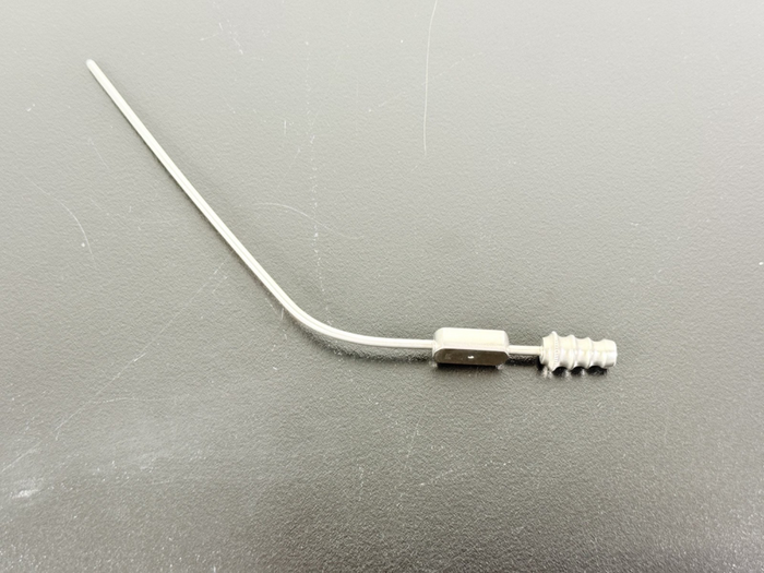 Allegiance NA1901 8FR Angled Surgical Suction Cannula Stainless