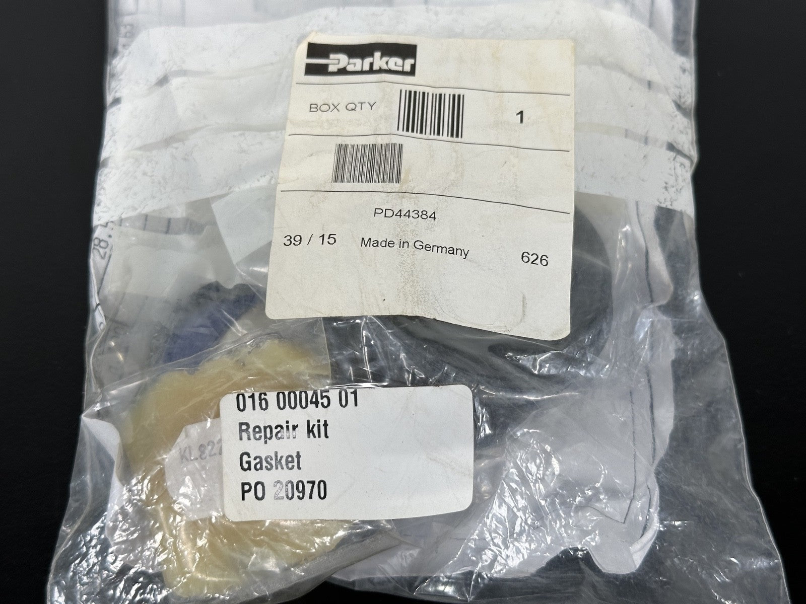 Parker PD44384 Repair Kit Gasket 01600045011