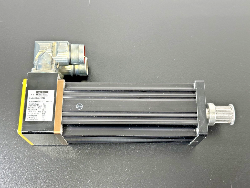 Parker CM233AQ 11I3221 Servo Motor 120926N0027 340V 0.652kW0