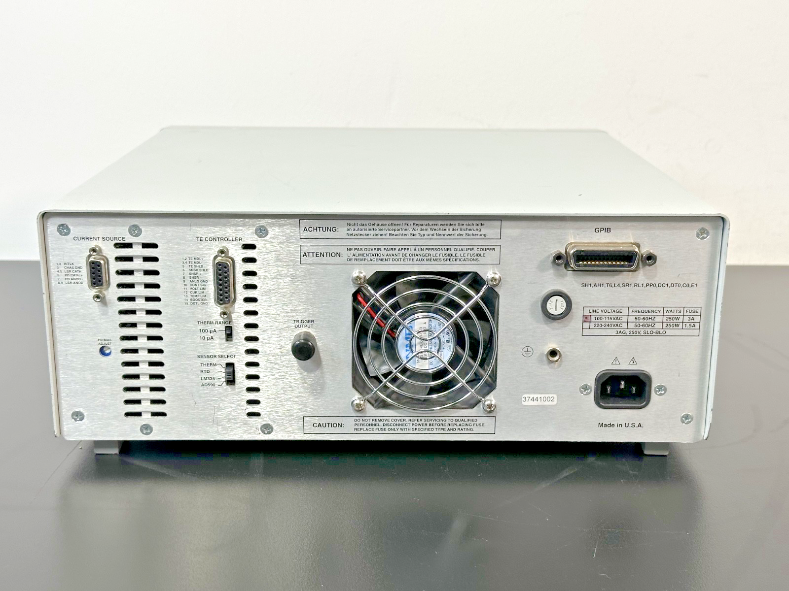 ILX Lightwave LDC 3744 2/4A Laser Diode Controller 32W TEC3