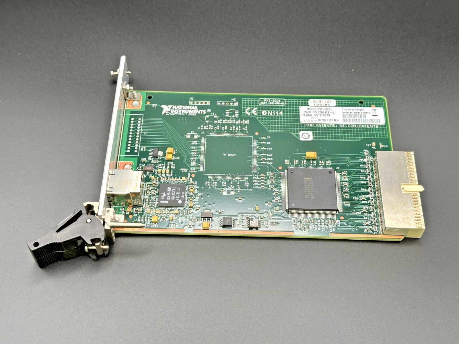 National Instruments NI PXI 8231 189140B 01 Gigabit Ethernet Module0