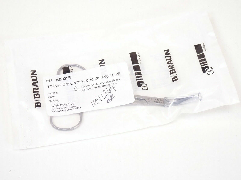 Aesculap BD993R Stieglitz Splinter Forceps Ang 140MM0