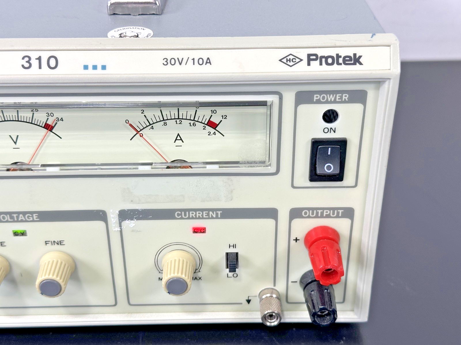 Protek 310 Adjustable DC Power Supply 30V 10A Analog Bench Unit Working2