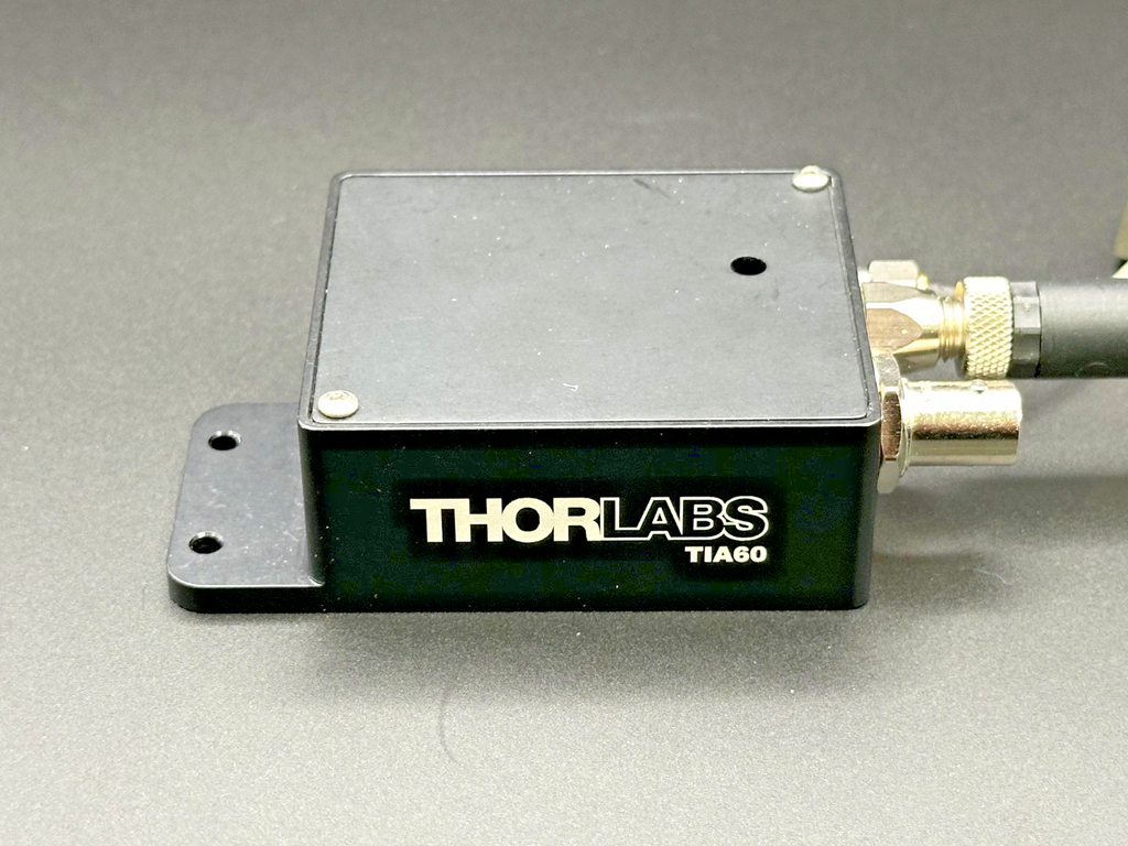 Thorlabs TIA60 PMT Transimpedance Amplifier 60 MHz w/ Cables Adapters1