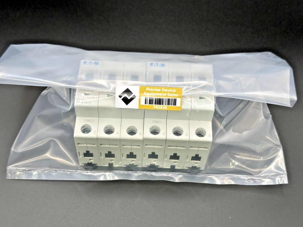 Eaton 2x FAZ C15/3 278872 15A 3 Pole Circuit Breaker Assembly4