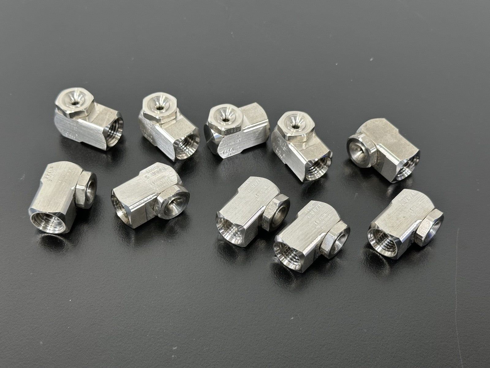 Spraying Systems Co WhirlJet 1/4A 5 316SS Spray Nozzles Lot of 102