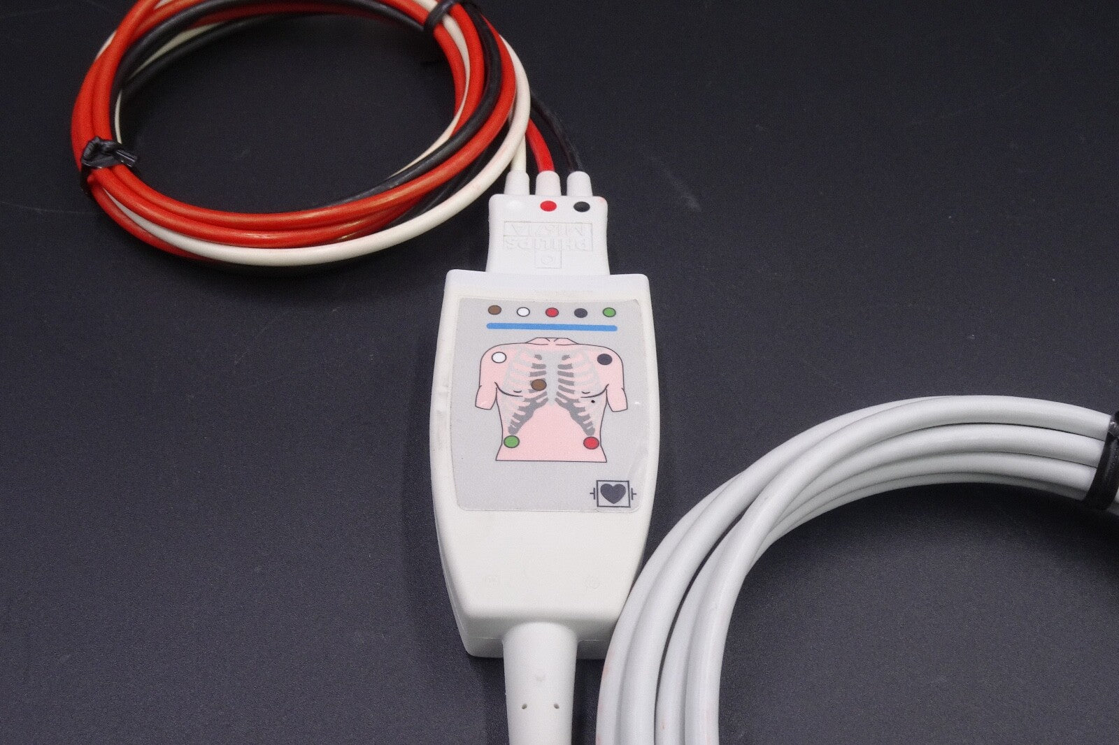 Original Philips M1668A, 3 LEAD ECG Trunk Cable M16711A1