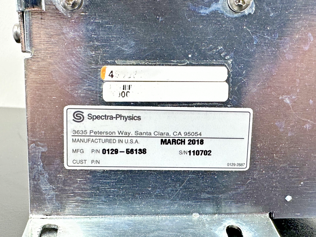 Spectra Physics 0129 56138 Laser Power Supply Module Assembly W/ Fiber Cable AS 2