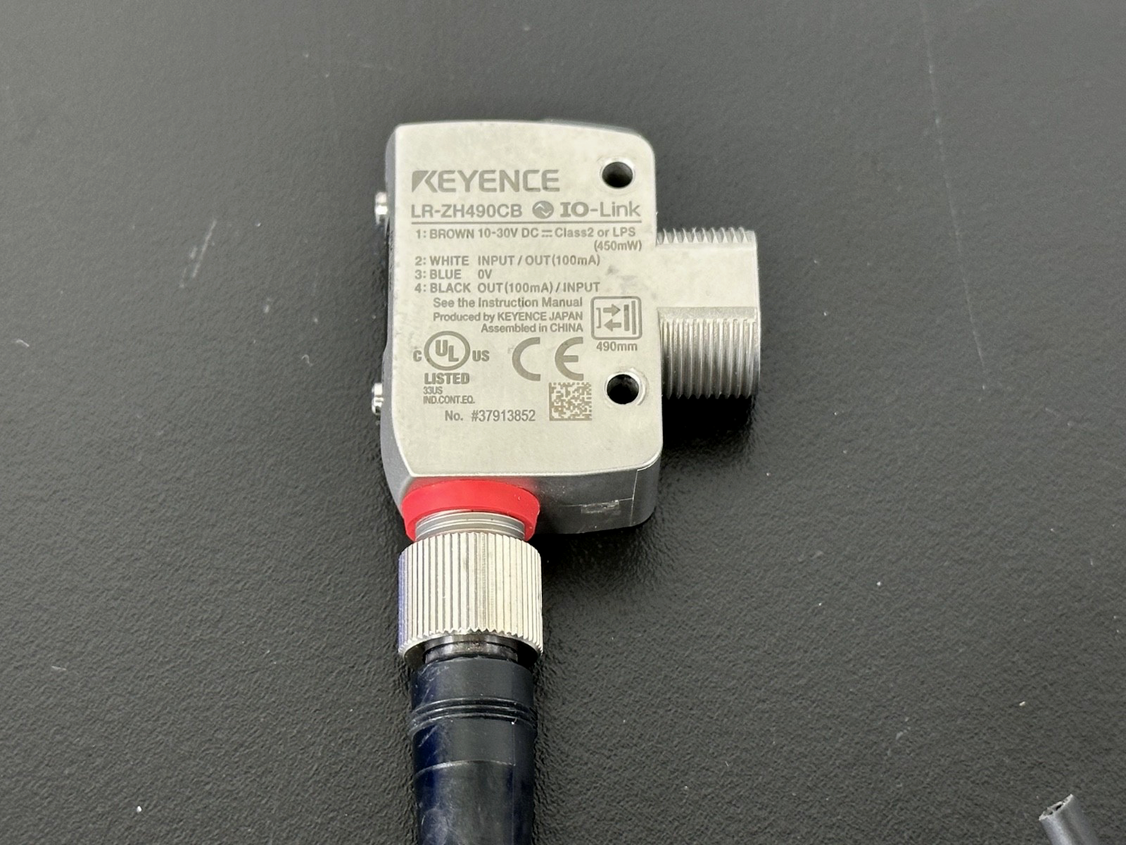 Keyence LR ZH490CB IO Link CMOS Laser Sensor w/ Cut Cable LR Z Series1