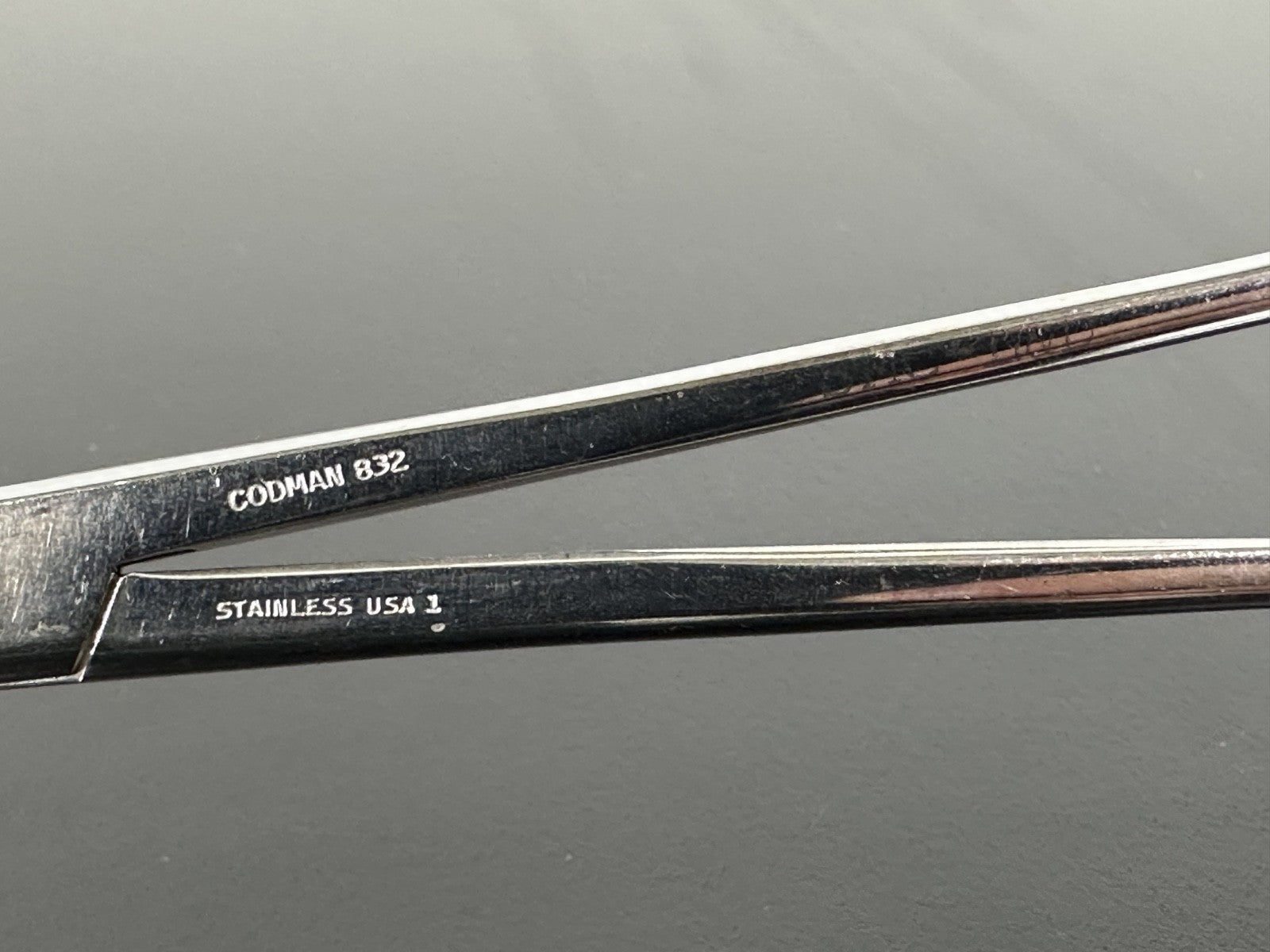 Codman 30 8059 Codman 832 Stainless Curved Surgical Forceps Instrument3