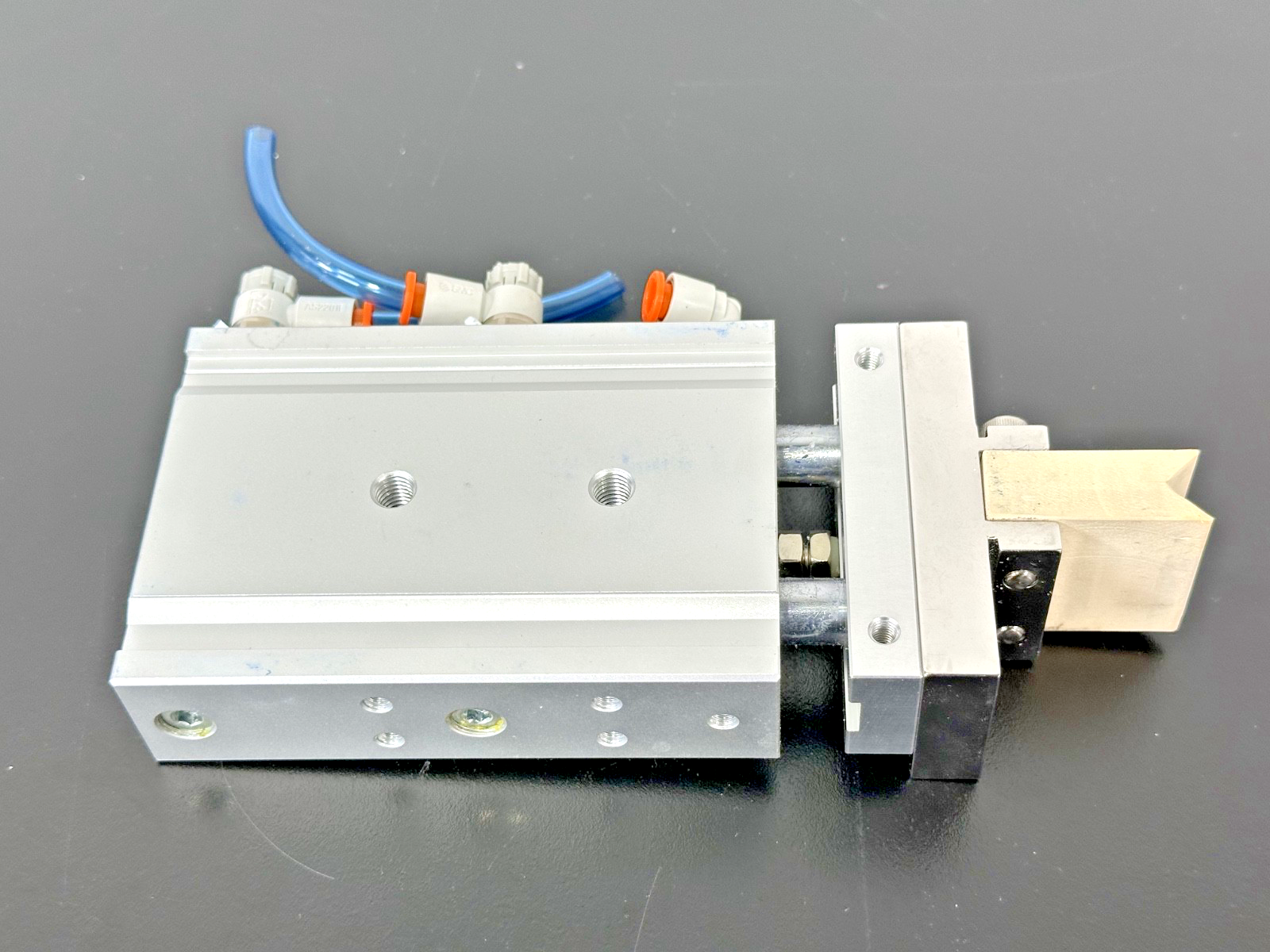 SMC 11 CXSL25TN 30 Z7 Dual Rod Pneumatic Cylinder Used Untested2