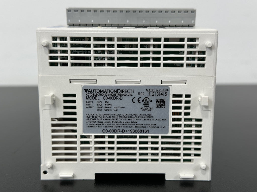 Koyo CLICK C0 00DR D PLC CPU Controller 8 In 6 Relay Out Ethernet2