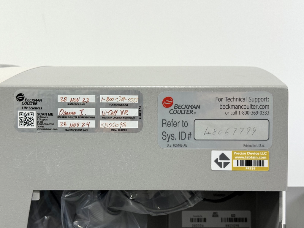 Beckman Coulter Vi CELL XR Cell Viability Analyzer (Unable to fully test)8
