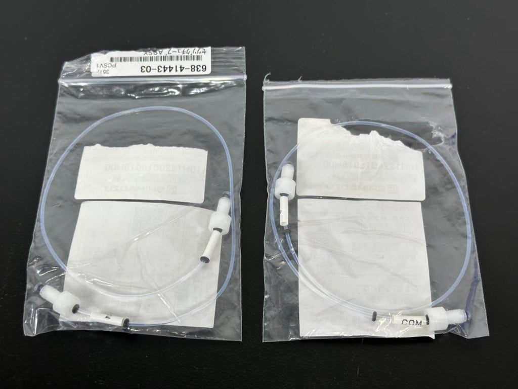 Lot of 2 Shimadzu 638 41443 03 Connection Tube Assy HPLC LCMS Tubing Assemblies1