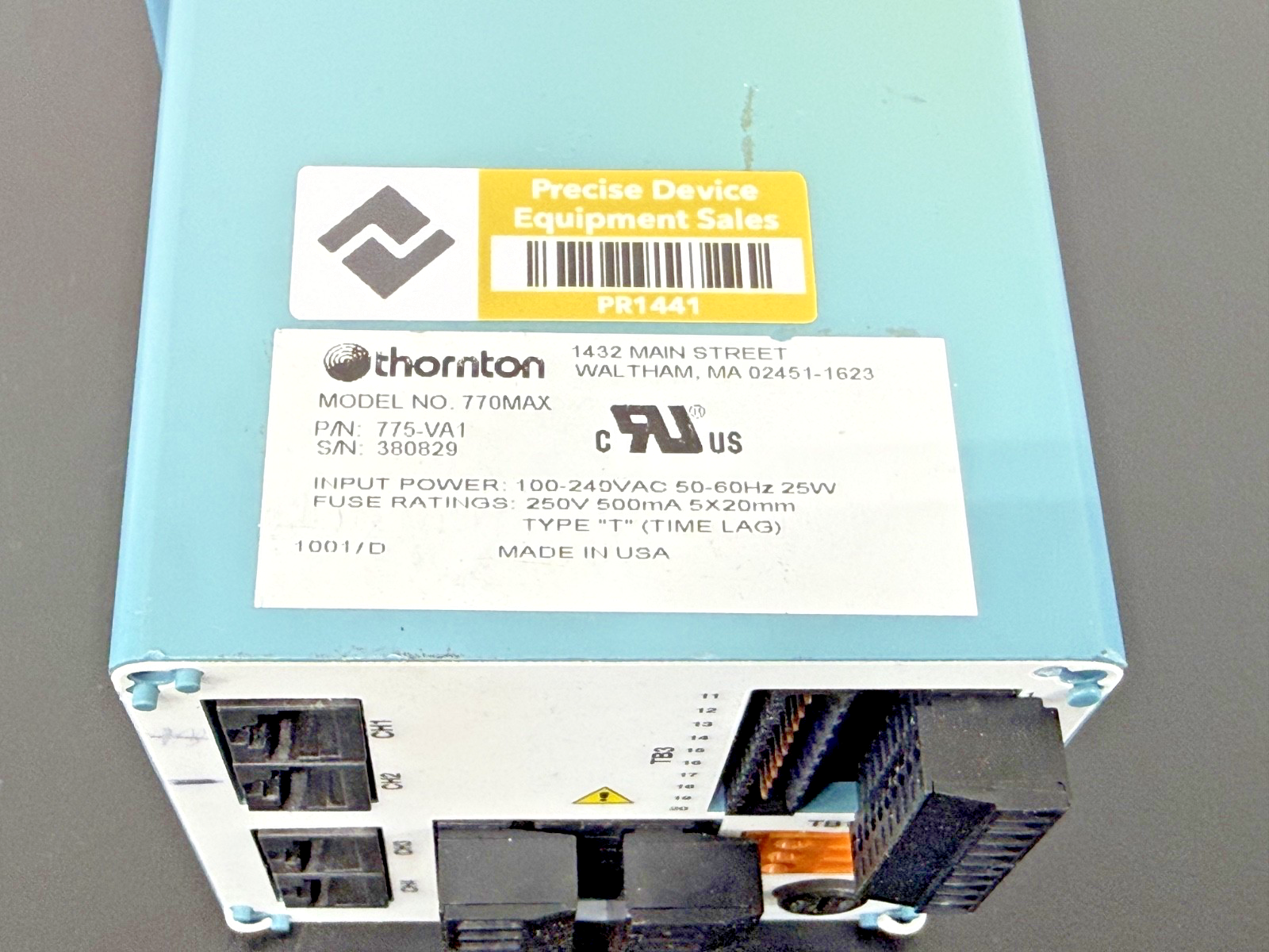Thornton 770MAX Process Analyzer Controller 775 VA1 Mettler Toledo4