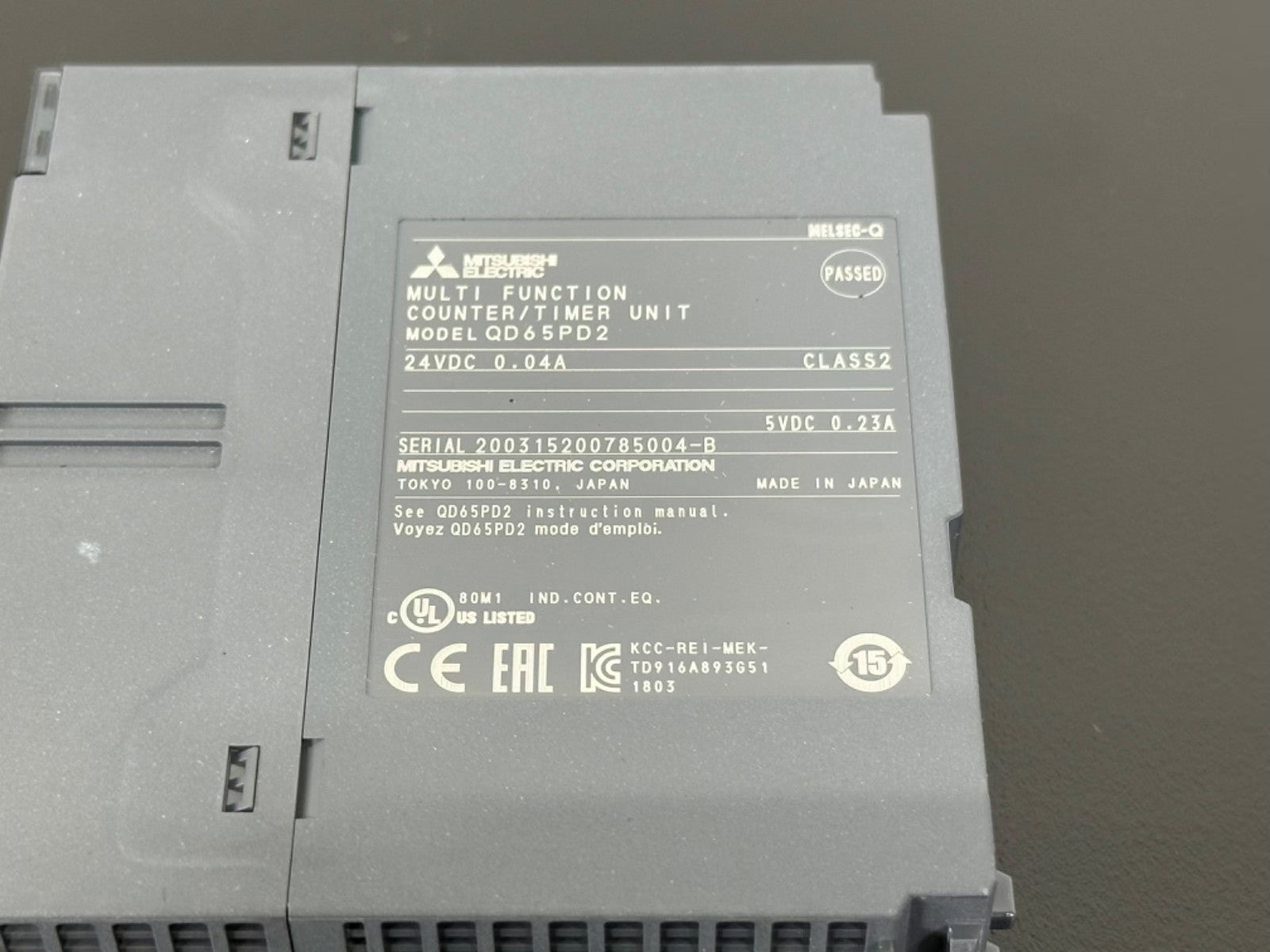Mitsubishi Electric QD65PD2 Counter Timer Module PLC Used1