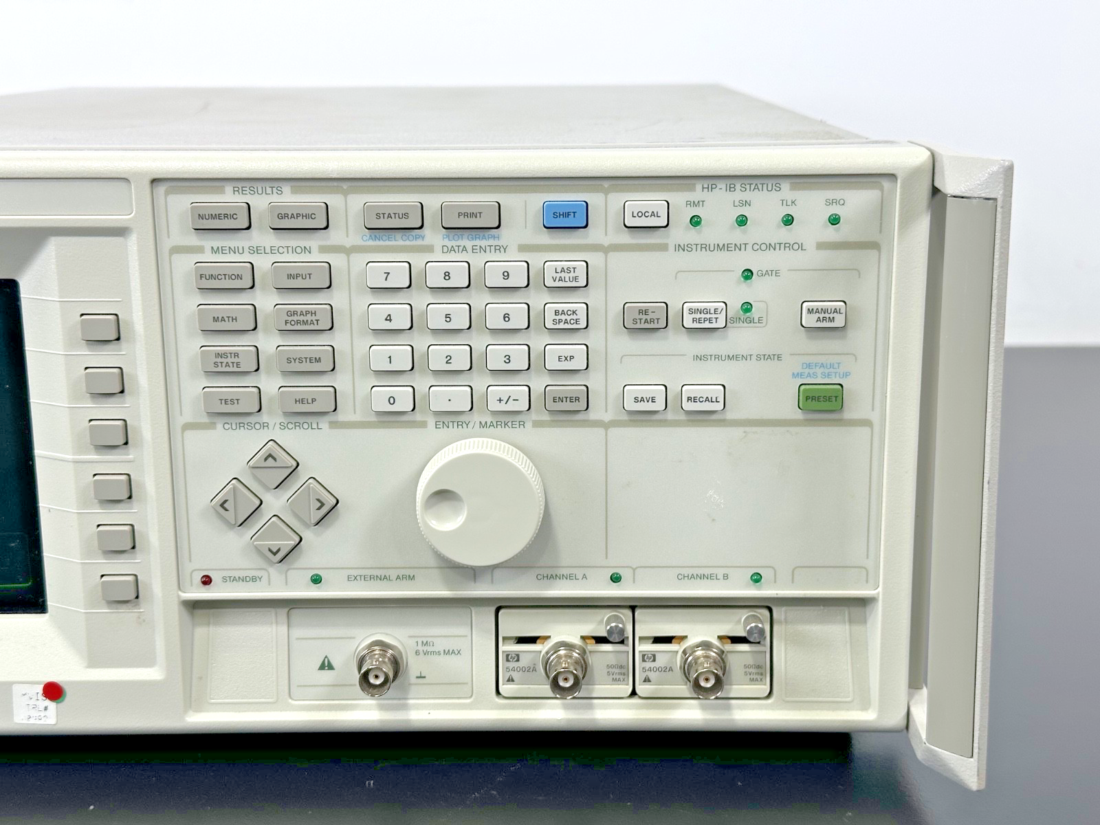 HP 5371A Frequency & Time Interval Analyzer Option 060 Powers On Working2