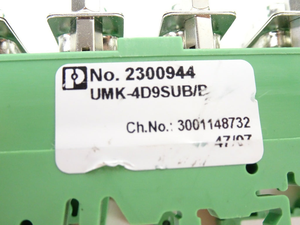 x4] Phoenix Contact Interface Module UMK 4D9SUB/B Type: 23009445