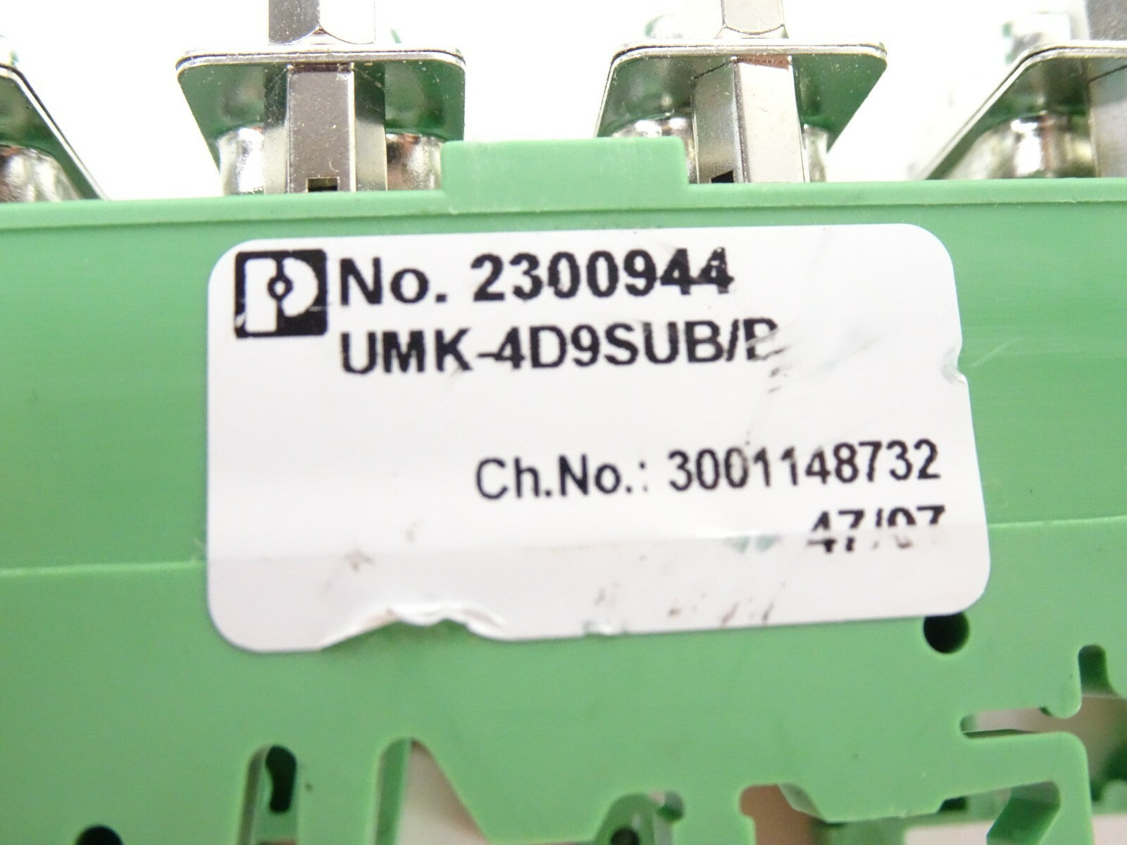 x4] Phoenix Contact Interface Module UMK 4D9SUB/B Type: 23009445