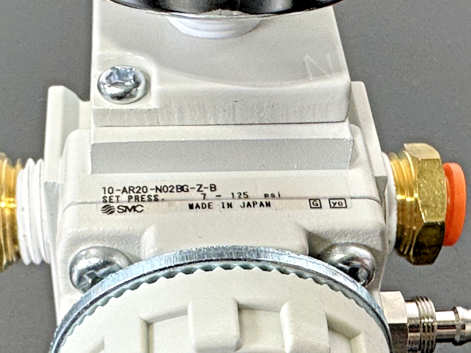 SMC 10 AR20 N02BG Z B Pneumatic Air Pressure Regulator w/ Gauge Used Untested5
