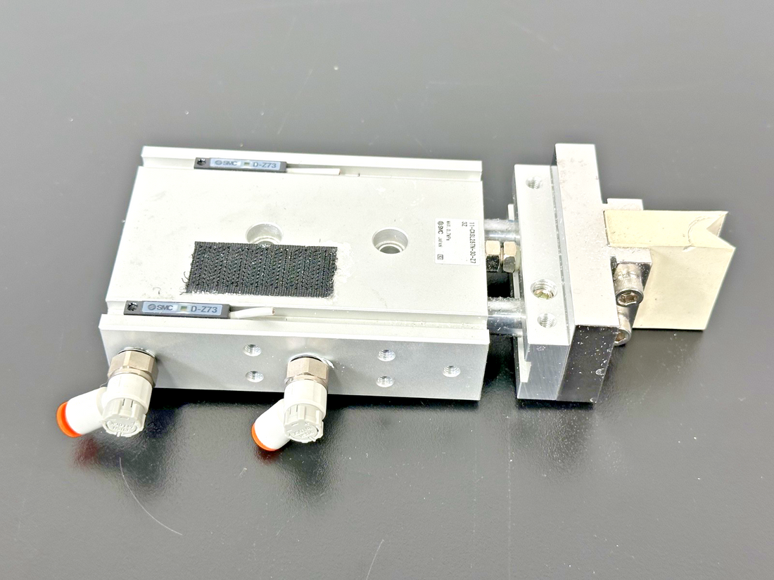 SMC 11 CXSL25TN 30 Z7 Pneumatic Cylinder w/ Auto Switches Used Untested0