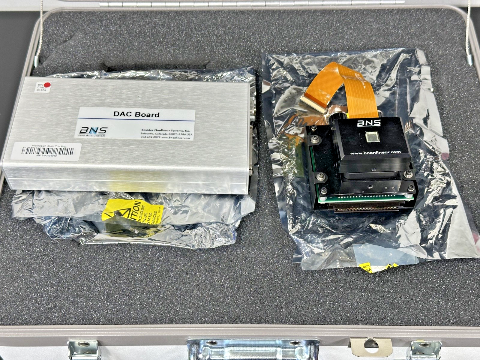 BNS XY Phase Series Spatial Light Modulator DAC PCI Board System w/ Case2
