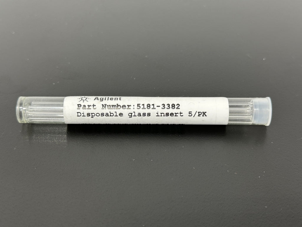 Agilent 5181 3382 Disposable Glass Inserts 5/PK GC Autosampler Vial Inserts0