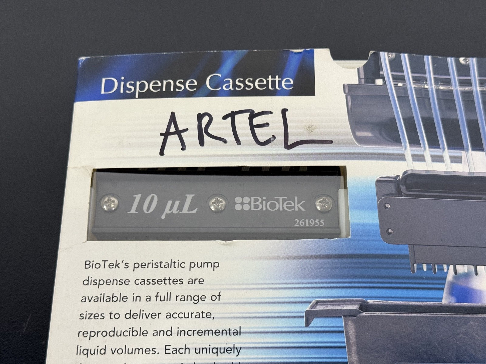 BioTek 10 µL Dispense Cassette 7170014 — 5–2,500 µL Range, Stainless Tip2