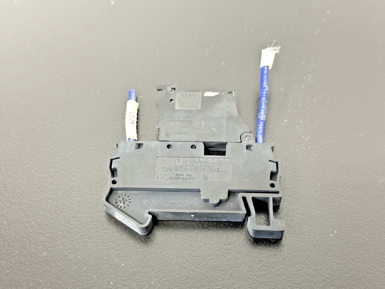 Phoenix Contact ST 4 HESI (5x20) DIN Rail Fuse Terminal Block0