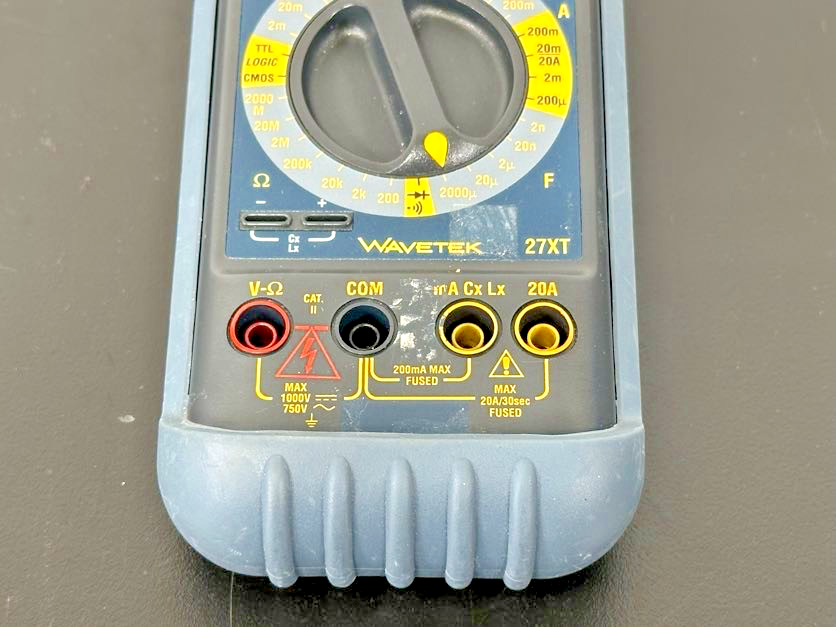 Wavetek Meterman 27XT Digital Multimeter LCR Capacitance Meter No Leads Used2