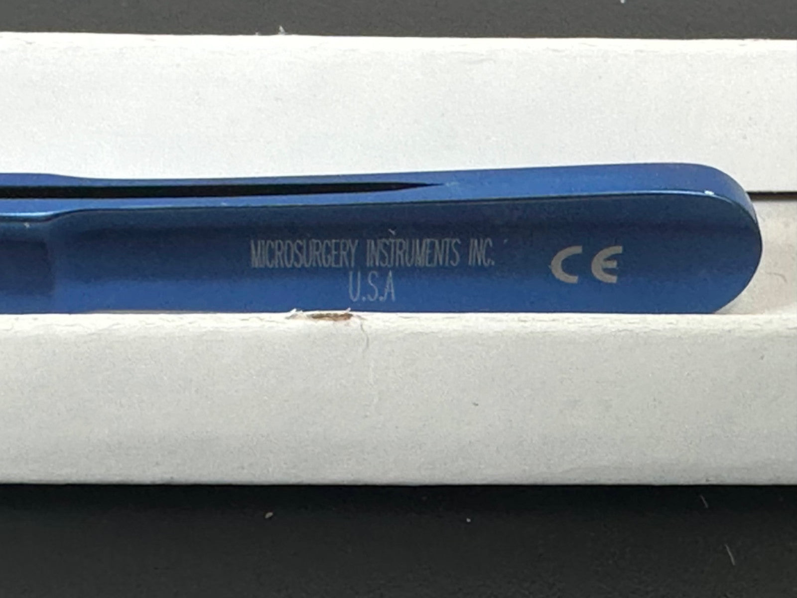 Microsurgery Instruments Inc Fine Micro Forceps Tweezers Titanium Blue Lot of 22