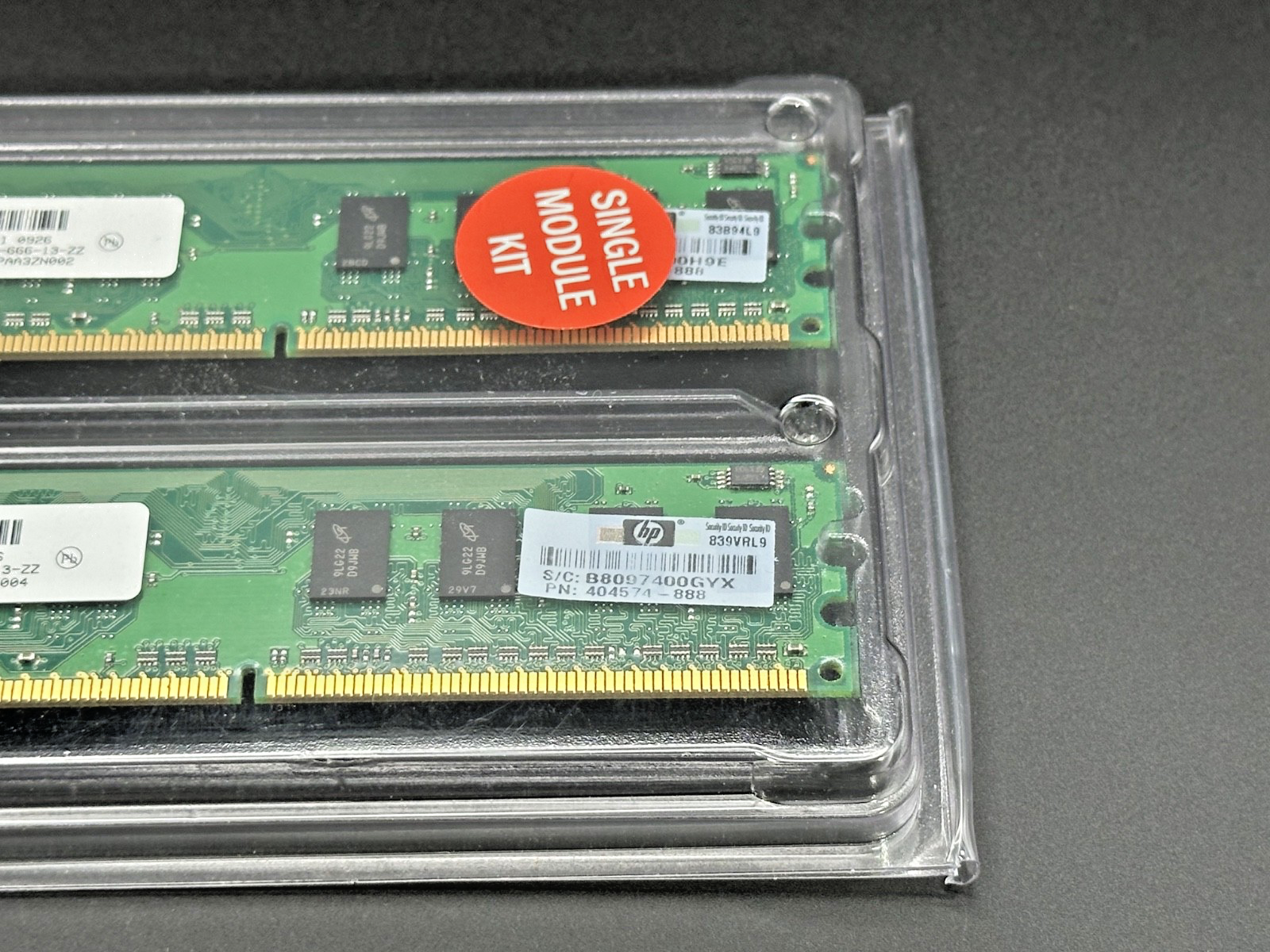 Micron 2GB 2x1GB DDR2 800 PC2 6400U Desktop RAM Memory Kit Brand New2