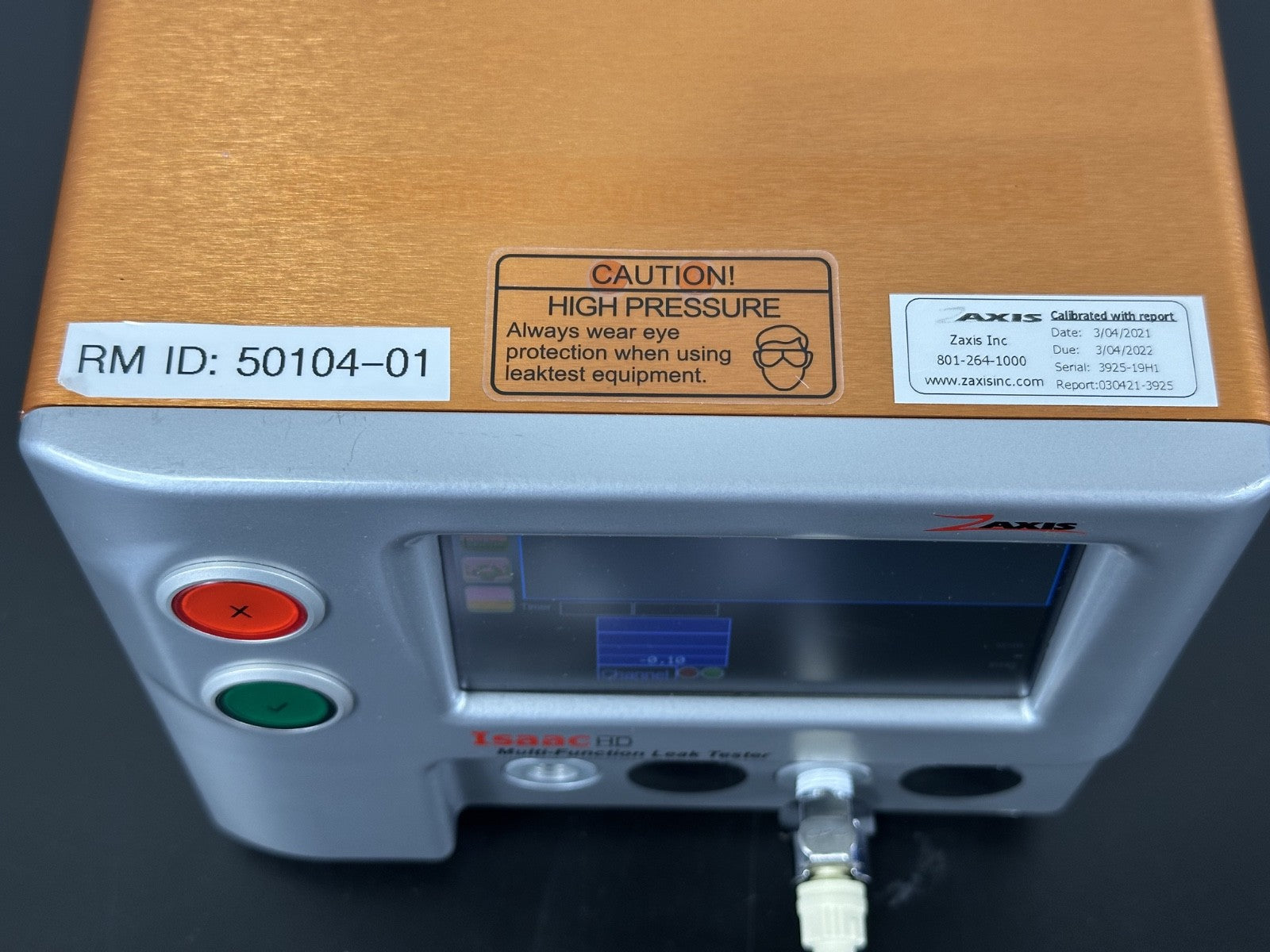 Zaxis Isaac HD Multi Function Leak Tester Pressure Flow Vacuum Tester3