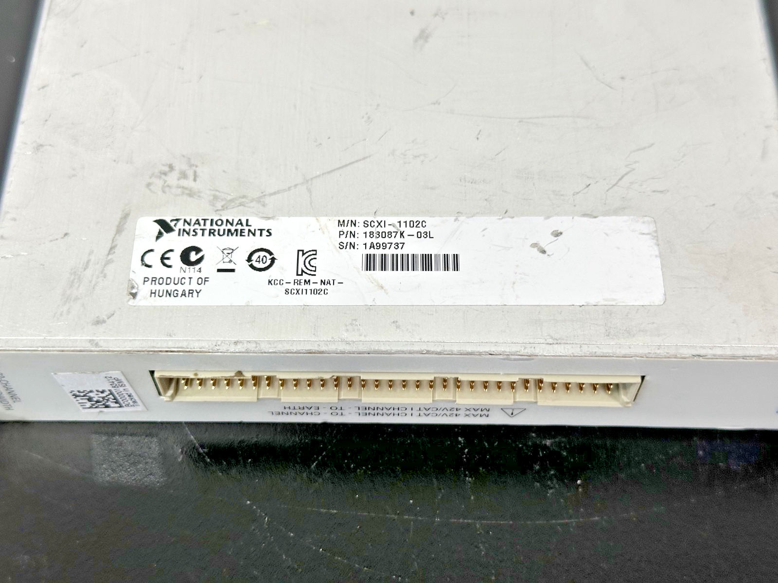 National Instruments NI SCXI 1102C 32 Channel 10kHz Amplifier Module Used6