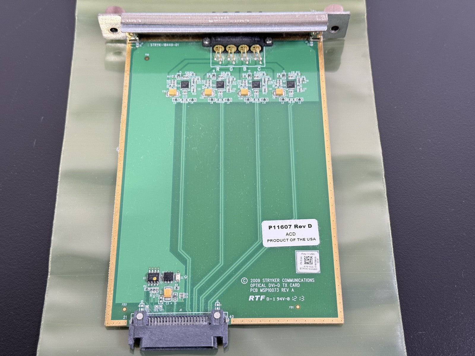 STRYKER COMMUNICATIONS DVI D TX CARD1