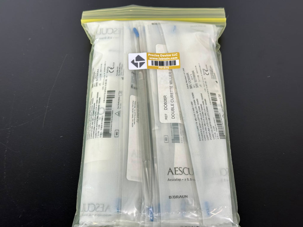 Aesculap D0606R Double Curette Miller 2mm 3mm 180mm Lot of 22 Instrument3