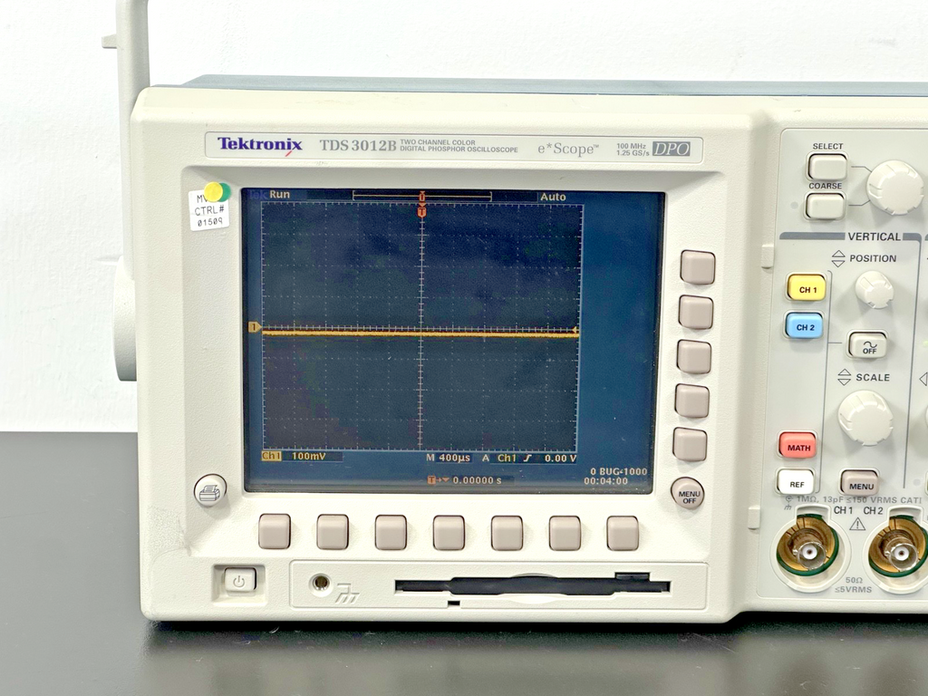 Tektronix TDS3012B 100MHz 1.25GS/s 2 Ch DPO Oscilloscope | Working1