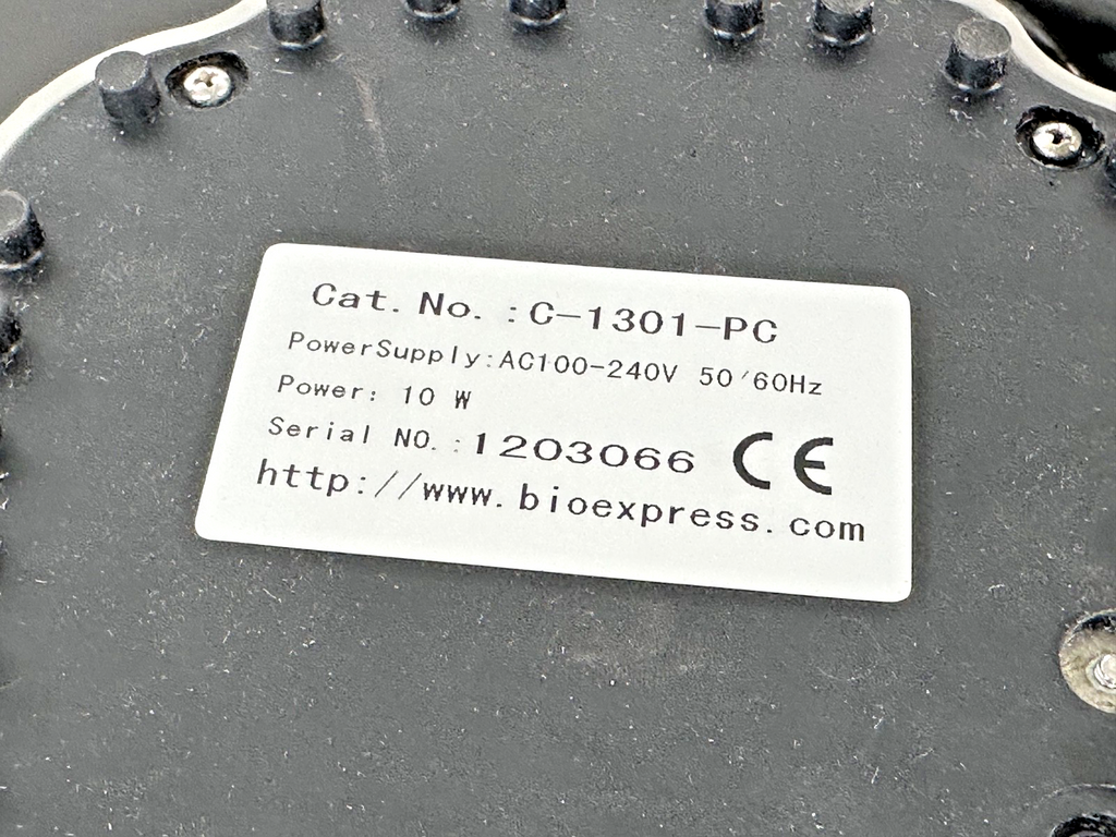 BioExpress C 1301 PC Mini Centrifuge Laboratory Centrifuge 10W Used Has Cracks4