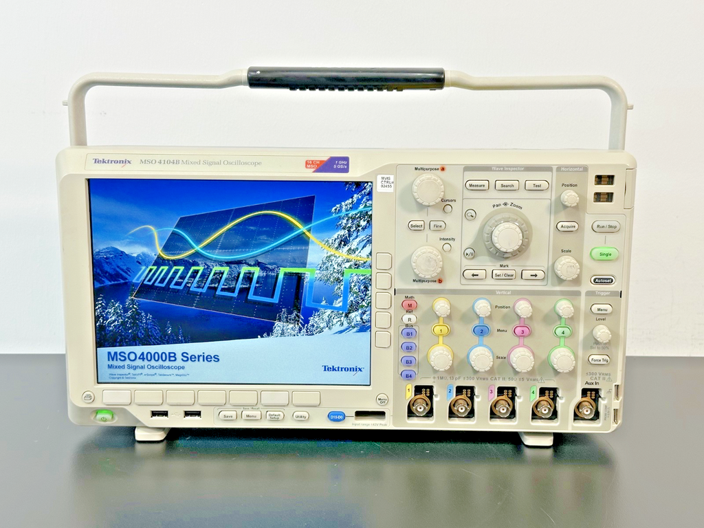 Tektronix MSO4104B 1GHz 5GS/s Mixed Signal Oscilloscope 4+16 Channel Working0