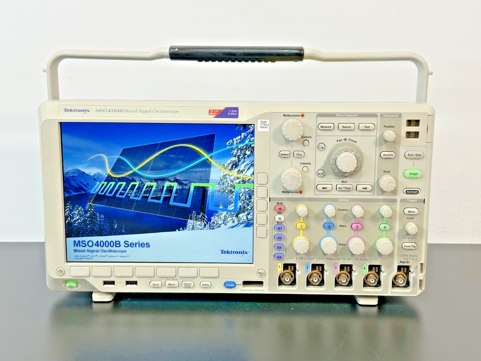 Tektronix MSO4104B 1GHz 5GS/s Mixed Signal Oscilloscope 4+16 Channel Working0