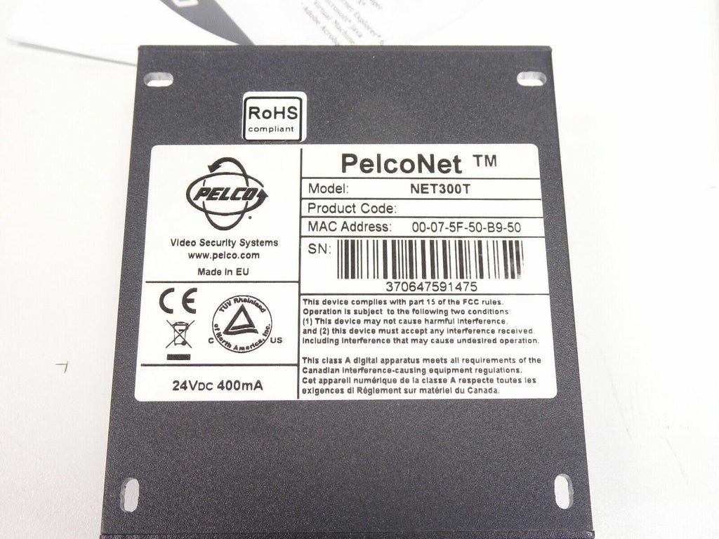 Pelco PelcoNet NET300T Multimedia Transmission via Network3