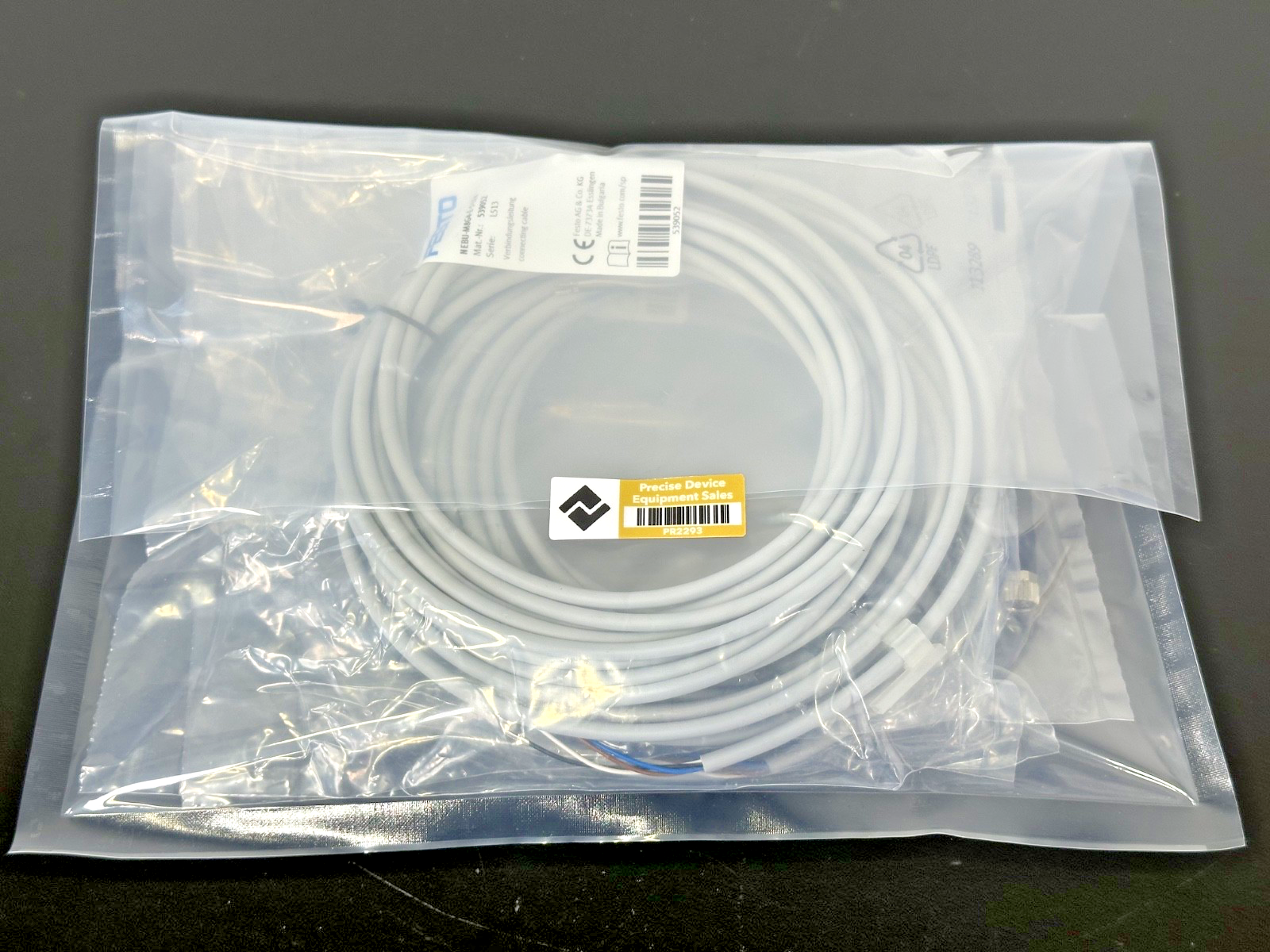 Lot of 3 Festo NEBU M8G4 E 5 LE4 Connecting Cable 539052 5M New4