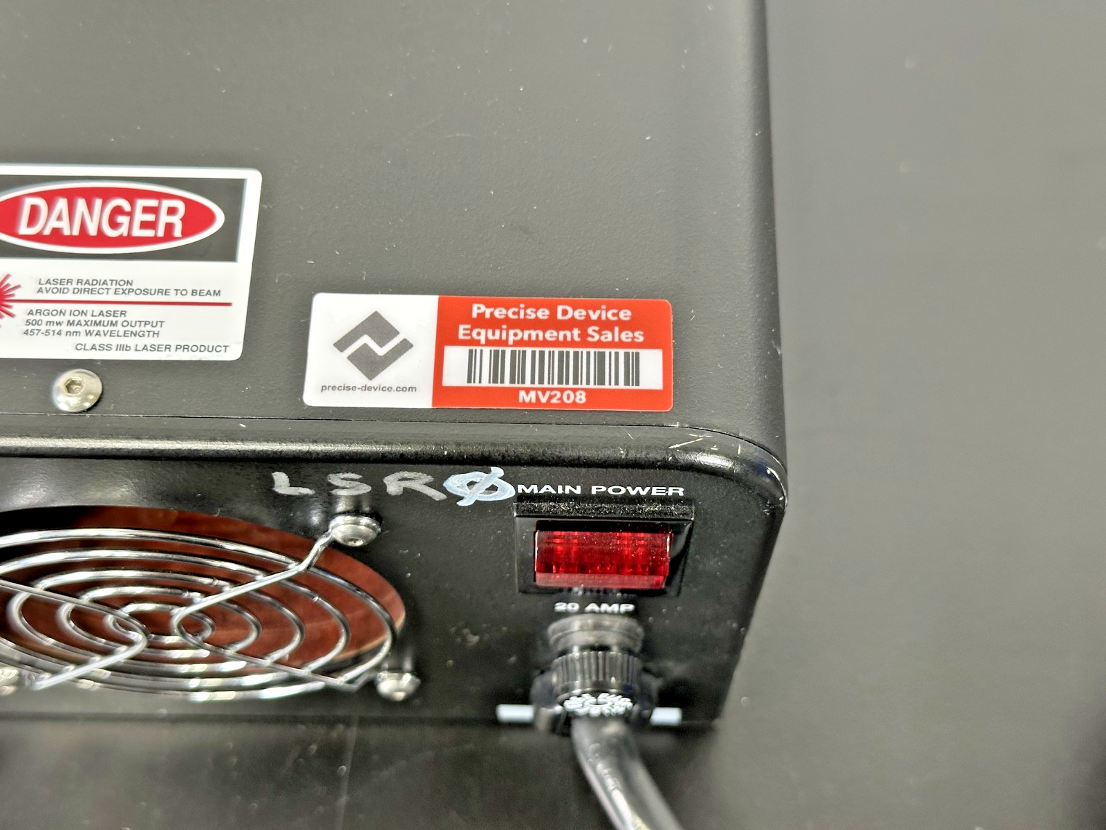 Laser Physics Reliant 50S Argon Ion Light Source 120VAC Powers On Working7