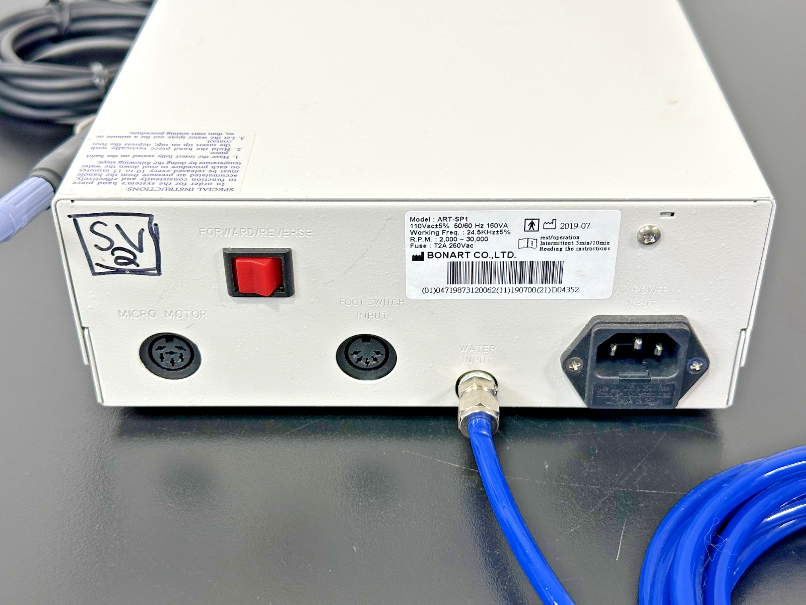 ART Magnet ART SP1 Ultrasonic Scaler Control Unit w/ Micromotor Handpiece Parts6
