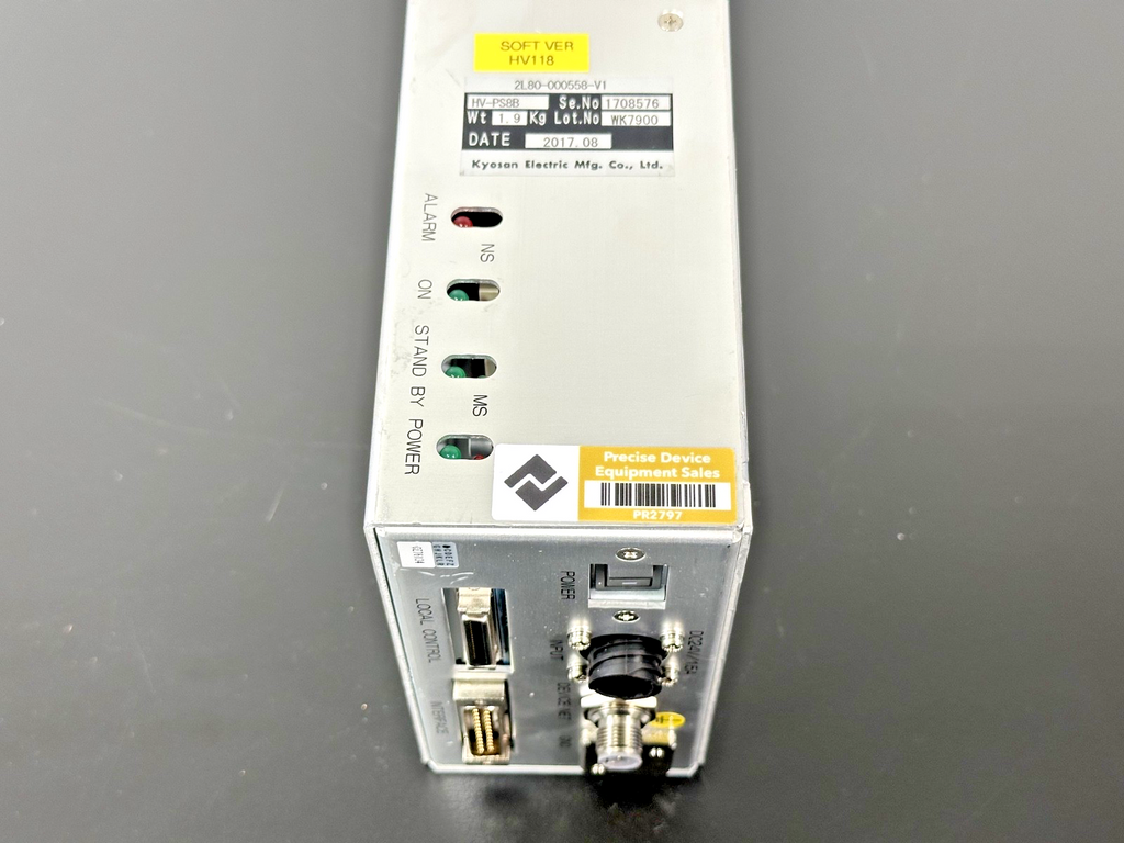 Kyosan Electric HV PS8B 2L80 000558 V1 High Voltage Power Supply TEL Used3